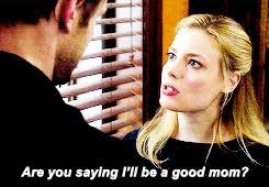 Baby Gillian 😍😍😍 This is how I picture Jeff and Britta's daughter.