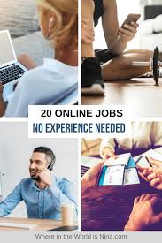 Check spelling or type a new query. 20 Online Jobs With No Experience Needed So You Can Travel More