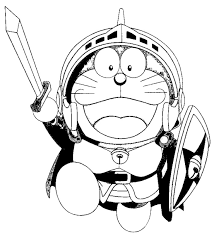 You can print, play doraemon coloring games or download them to color and offer them to your family and friends. Doraemon The Warrior Coloring Page Free Printable Coloring Pages For Kids
