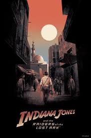 Striking Indiana Jones Poster From Bottleneck Gallery Geektyrant Indiana Jones Movie Art Movie Artwork