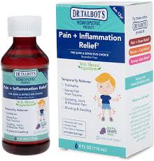Amazon Com Dr Talbot S Pain Inflammation Relief Liquid Medicine With Natural Ingredients For Children Includes Syringe Natural Grape Juice Flavor 4 Fl Oz Health Personal Care