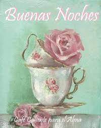 Buenas Noches Tazas De Cafe Dibujo Pinturas Laminas Vintage