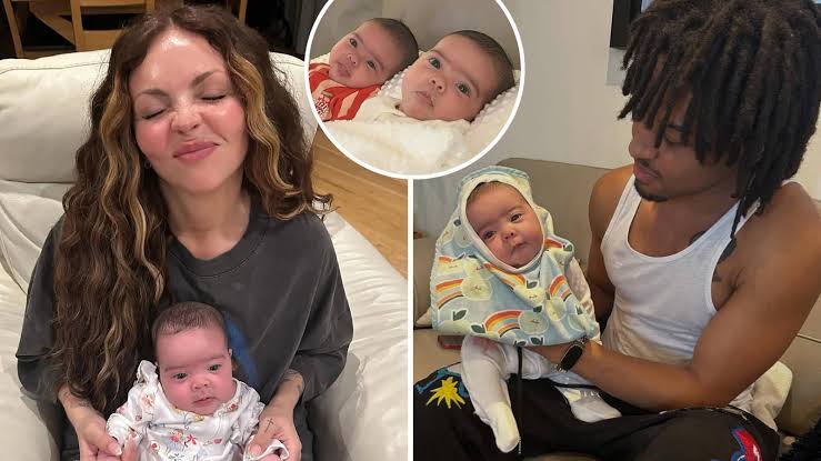 Jesy Nelson shares sweet insight into 'twin life' as babies hit four-month  milestone - Heart