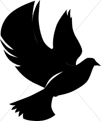 Flying Dove In Silhouette Dove Clipart Peace dove with olive branch coloring. flying dove in silhouette dove clipart