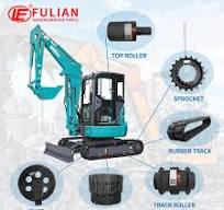Best Quality JC-B 4Cx Excavator Front Idler Steel Material Komats-U and  Yanmar-K for Kubota Front Idler Discount Price