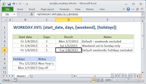 How To Use The Excel Workday Intl Function Exceljet But, it depends on the year because sometimes like 2008 was a leap year. excel workday intl function