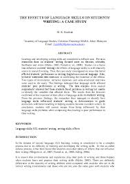 Bachelor of applied language studies (hons.) english for professional communication academy of language studies uitm malaysia 40450 shah alam selangor d.e. Pdf The Effects Of Language Skills On Students Writing A Case Study Fazdilah Md Kassim Academia Edu