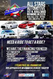 Need A Vehicle Buy The Car That You Deserve Visit All Stars Automotive Which Is Located At 1117 N Boulevard Richmond Va Richmond All Star Gimmicks