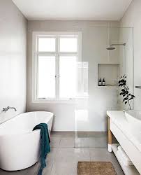 Maybe you would like to learn more about one of these? White Small Minimalist Bathroom Novocom Top