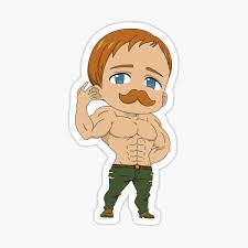 Escanor is an interesting case since he is both the strongest and the weakest member of seven deadly sins. Meliodas Stickers Redbubble