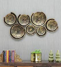 Check spelling or type a new query. Buy Wrought Iron Decorative Plates In Golden Wall Art By B K Exports Online Abstract Metal Art Metal Wall Art Home Decor Pepperfry Product