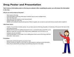 Drug Poster Project And Rubric By Mrs Cs Classroom Creations Tpt