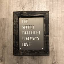 That's the secret though, it's just one guy with a guitar and a lot of pedals. The Secret Ingredient Is Always Love