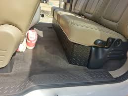 Diamond Plate Under Seat Storage Ford F150 Ford F150 Accessories Truck Accessories Ford Ford F150