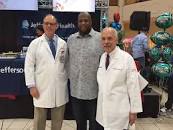 Jefferson Health - Drs. Watson and Weitz with Eagles alumnus ...