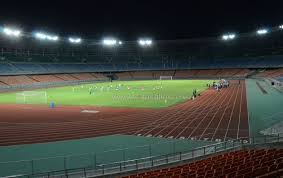 Gor mahia fc forward sydney ochieng (2nd r) celebrates with players after scoring the second goal against apr fc of rwanda during their caf champions league second leg match in nairobi on. National Stadium Turf Specifically Refurbished For Gor Everton Game Capital Sports