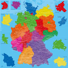 Wie viele staaten haben deutschland? Deutschlandkarte Detailliert Kaufwahl Unter 13 Modellen