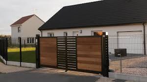 Vous souhaitez installer un portail aluminium de 4 mètres à l'entrée de votre propriété ? Portail Aluminium Nature Europortail Automatismes Et Portes A Paris Versailles Yvelines