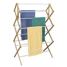 Foldable clothes dryer rack airs and dries garments when required, and can easily be stored away when not in use. Mega Wood Clothes Drying Rack Walmart Canada