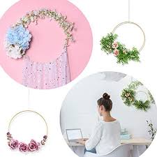 Because this design only requires a standard. 12 10 7 5 6 Inch Gold Light Gold 8 Pieces Large Wedding Wreath Diy Floral Hoop Gold Metal Rings For Wedding Dream Catcher Wreath Baby Mobile Home Decor Macrame Wall Hanging Supplies And Crafts 3 Mm Macrame