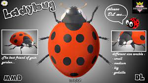Mmd insect you are in rock. Ladybug Insect Mmd Dl By Liloupeach On Deviantart