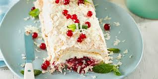 meringue rol met rode bessen recept dessert ideeen heerlijke desserts zoete recepten
