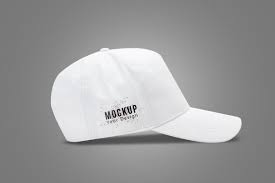White Baseball Cap Mock Up Template In 2020 White Baseball Cap Mockup Baseball Cap