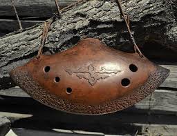 Ocarina Ceramic Flute Tuned Professionally In A Minor Pentatonic The Song Of The Wind A Bass Instrument Perfectly Lies In Ceramics Ceramic Studio Items