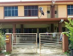 24 hour security, cable tv, car park/garage. Rumah Untuk Dijual Taman Khaya Sandakan Pokozok