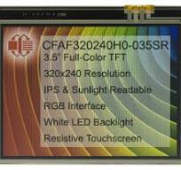 3.5" Resistive Touchscreen TFT Display