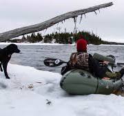 A Trekking 1st: Fisherman Justin Barbour and his dog, Saku ...