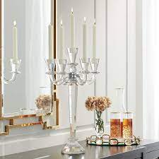 This particular wood candelabra is made out of different lengths of 2×2 lumber. Del Aire 20 3 4 High Crystal Candelabra Candle Holder 12x01 Lamps Plus