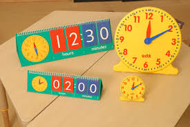 12 Hour Time Clock Tell Time Flip Chart Teach Telling The