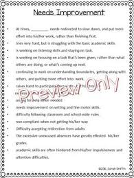 Kindergarten Report Card Comments Kindergarten Report Cards Report Card Comments Preschool Report Card Comments