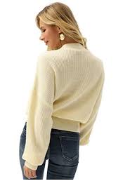 See more ideas about knitting, knitting patterns, knit crochet. Buy Grace Karin Women V Neck Drop Shoulder Button Down Sweater Lantern Sleeve Knit Cardigan Tops Online Topofstyle