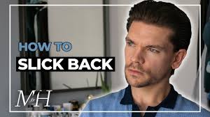 The best way to slick back curly hair is by using a pomade that has. Slick Back With Grown Out Sides Men S Hair How To Youtube
