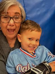 Fun night out with grandma and fresh LA hats. 🧢