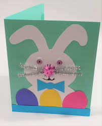 There are playful bunnies, colorful easter eggs, gorgeous watercolor prints, and christian easter cards for religious family and friends. Easter Bunny Card Creative Art And Craft For Children