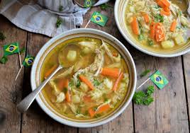 Chicken soup really is for the soul — the childhood staple is the ultimate comfort food. Canja De Galinha Brazilian Chicken And Rice Soup Lavender And Lovage