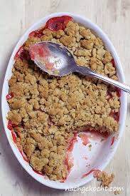 Crumble Challenge Und Etwas Zu Gewinnen Einfacher Nachtisch Backrezepte Nachspeise
