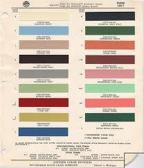 1957 Ford Paint Colors Paint Code Paint Color Codes Car