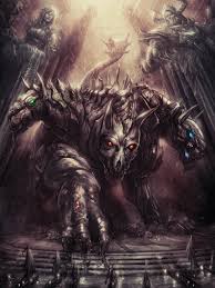 Cerberus Edward J Chua Mythical Creatures Art Cerberus Dark Fantasy Art
