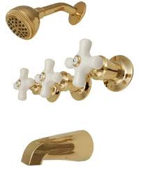 Pfister shower stalls & kits. Polish Brass Finish Fit Price Pfister Compression Stem Shower By Plumb Usa Trim Kit For Porcelain 3 Handle Shower Valve Shower Flow Control Valves