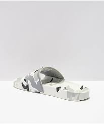 Champion Ipo Camo White Grey Black Slide Sandals Zumiez Champion ipo camo cp100459m mens white synthetic slip on slides sandals shoes.