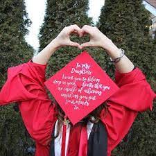 Tatelie Grad Custom Grad Cap Grad Cap Decal Honoring Family Graduation Graduation Ideas Graduation Poems Custom Graduation Caps College Graduation Photos