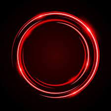 Abstract Neon Light Red Circle Frame Halo Illuminated Vector Abstract Art Background Png And Vector With Transparent Background For Free Download Circle Frames Neon Circle
