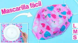 Como Hacer Mascarillas De Tela Facil Tapabocas Cubrebocas Barbijos Youtube