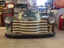 Front Of 51 Chevy Desk Car Part Furniture Automotive Decor Unusual Furniture