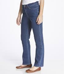 Denizen® from levi's® men's 216™ slim fit straight knit jeans. Women S Comfort Knit Jeans Classic Fit Straight Leg Pants Jeans At L L Bean