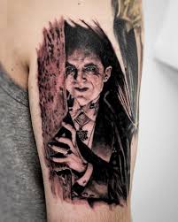 Bela Lugosi Tattoo Love Doing This Type Of Work Nice Little Throwback I Got Yo Do On Ryan That Sat Like A Champ Thanks Until The Next One Artist Angel Caban